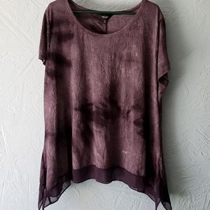 Simply Vera Vera Wang 2X purple short sleeve